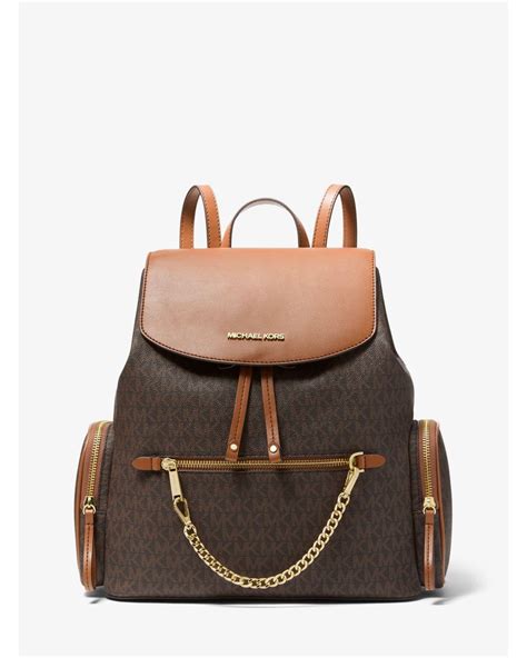 michael kors large logo backpack.